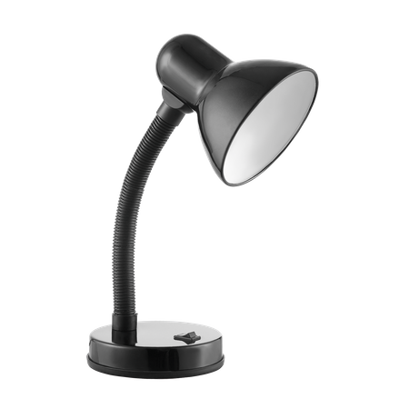 FUPI lampa biurkowa 40W E27 stal + tworzywo czarna DL-4/B