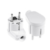 Wtyczka kątowa rozbieralna Uni-Schuko 230V 16A biała W-10105