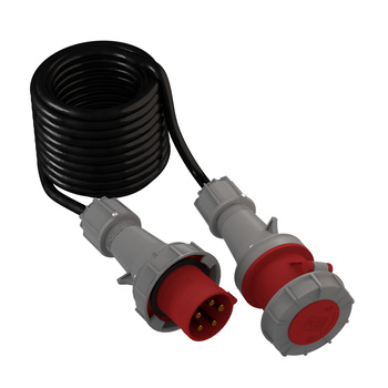 Przedłużacz 20m siłowy 63A/5P IP67 CEE 400V 5x10 mm2 Doktorvolt® DV-2834-CEE-63