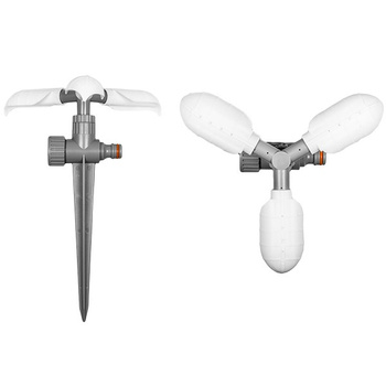 3-ramienny zraszacz obrotowy na kolcu LISTEK WHITE LINE 15m BRADAS WL-3325