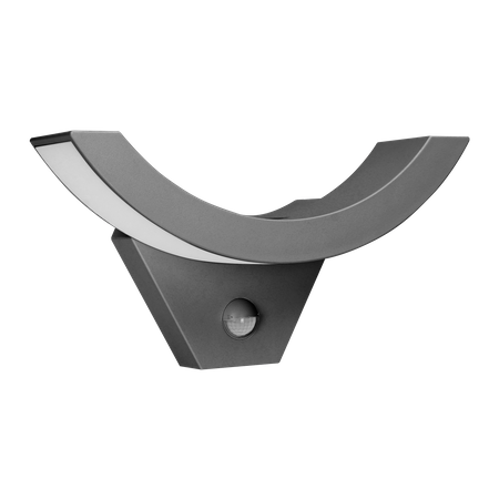 SPINEL LED 10W. oprawa ogrodowa z czujnikiem ruchu 140°. 800lm. IP54. 4000K. IK10. szara OR-OP-6119GLPMR4