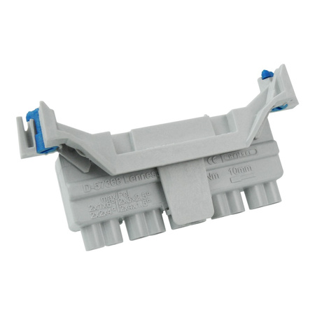 Hensel Puszka odgałęźna 104x104x70 z zaciskami 5x2 5mm2 Ip66 Szara DK0404 GZ 6200 DK 0404 GZ