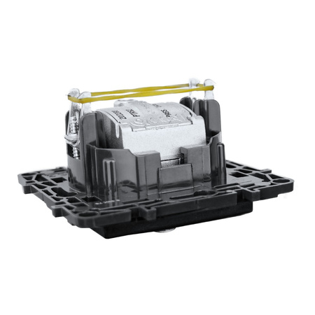 Gniazdo TV-R-SAT przelotowe czarne 14 dB Niloe Step 863578