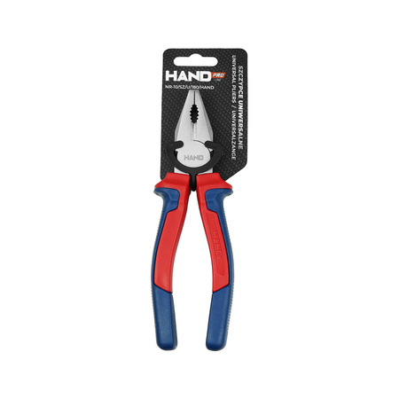 Szczypce uniwersalne Hand Pro 7" 180 mm stal C55 kombinerki do prac warsztatowych i domowych W-00341