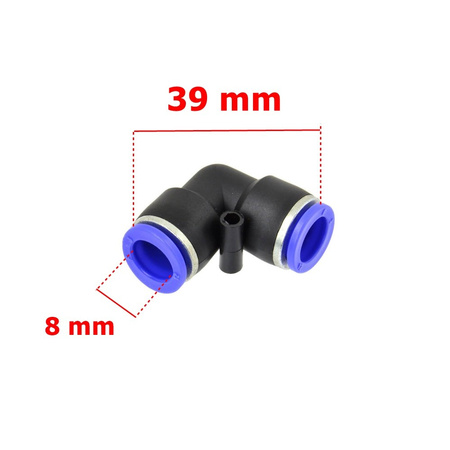 Złączka automatyczna węża PU/PE typ L fi 10 mm G03033