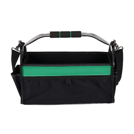 Torba narzędziowa z uchwytem 400×320×200 mm organizer na narzędzia z paskiem na ramię Plastrol T-00661