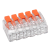 Złączka instalacyjna zaciskowa 5-przewodowa na dowolny przewód 0.2-4mm2 IEC 450V/32A 10 szt. OR-SZ-8005/5/10