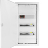 Rozdzielnica modułowa podtynkowa 3x12 zabezpieczona 14xMCB 1xRCCB VDE  ogranicznik przepięć Saltek okablowana skrzynka elektryczna Hager 630,50x348x98mm zaciski rozgałęźne L1, L2, L3, N, PE Doktorvolt DV-6241-PT