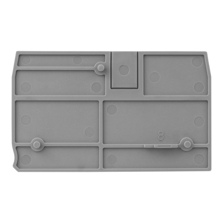 Płytka końcowa do złączki szynowej 6mm2 DS6 DGN D-DS6-01P-11-00A(H)
