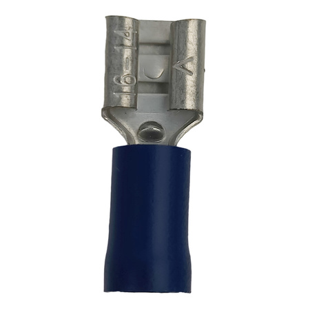 Końcówki konektorowe żeńskie częściowo izolowane 100szt ELEMATIC GKI1,5/6,3/0,8