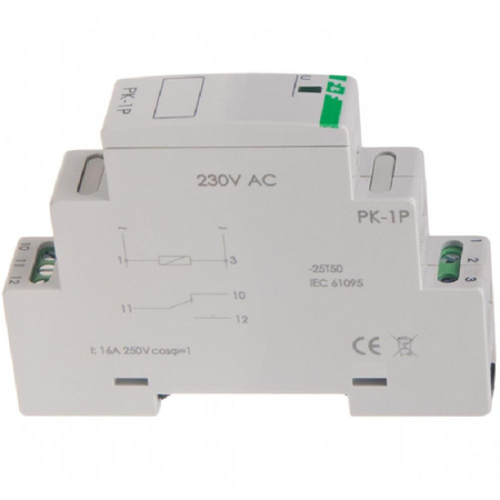 Przekaźnik elektromagnetyczny PK-1P 230 V F&F PK-1P-230V