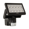 SIROCCO LED 25W. naświetlacz z czujnikiem ruchu. 1500lm. IP44. 4000K czarny OR-NL-348BLPPR4