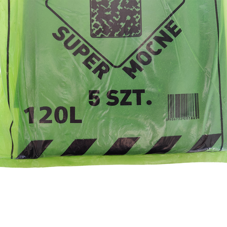 Mocne worki na gruz i odpady budowlane WOJAFKO 120L wytrzymałe i odporne DV-246