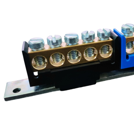 Listwa zaciskowa 4-modułowa 4M PE+N 2x 5P Marlanvil 1006.04.I