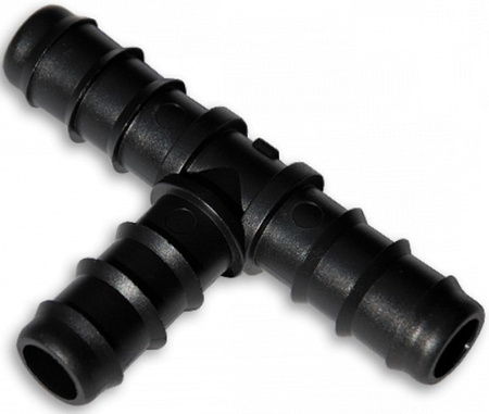 Trójnik z wtykiem na wąż 3x 16mm do łączenia węży kroplujących Bradas DSWA03-16L