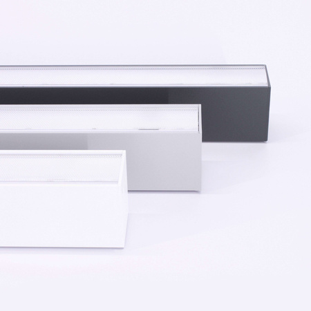 Oprawa liniowa LED 113cm 30W 4000K 230V IP20 natynkowa aluminiowa zawieszana QUALIS srebrna Bemko 90-06A-1A