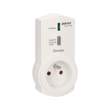 Gniazdo z funkcją ściemniania. sterowane bezprzewodowo. ORNO Smart Living OR-SH-1702