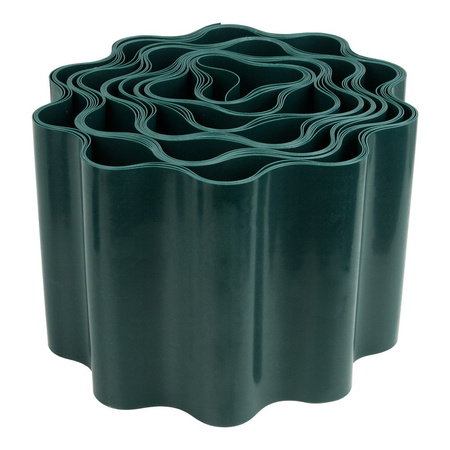 Obrzeże faliste trawnikowe palisada 9m/10cm zielone OBFG 0910
