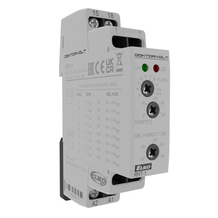 Higrotermostat do nadzoru i regulacji temperatury ELKO RHT-1
