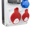 Rozdzielnica budowlana HL 32A 16A 2x230V Schuko Doktorvolt DV-5347-D