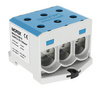Złączka szynowa 25-150mm2 nieb. 6otwor AL/CU 1000V TH35 1P Morek MAA3150B10