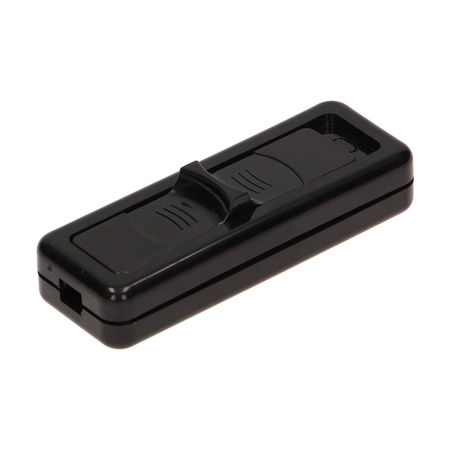 Wyłącznik suwakowy. dwutorowy 2.5A. czarny WS-2P/CZARNY