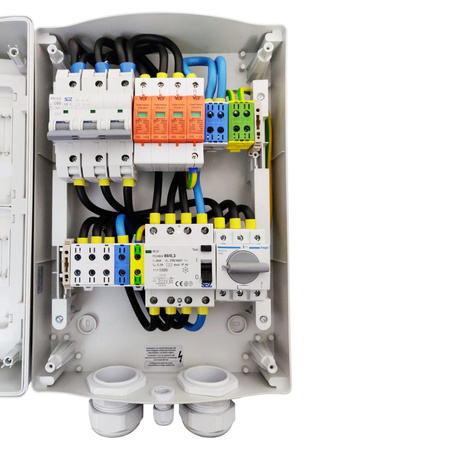 Rozdzielnica fotowoltaiczna solarna ogranicznik AC 80A 24-modułowa Doktorvolt DV-1394-FOT-AC
