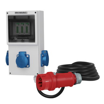 Mobilny licznik energii elektrycznej 16A MID gniazda 3x230V Doktorvolt DV-4319-ML