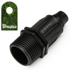 Łącznik QJ z GZ 3/4" do rur PE 16mm zasilających montażowych linii kroplującej Bradas DSWAQJ-L16M34