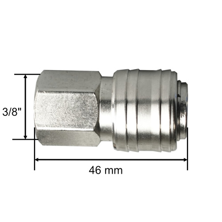 Szybkozłączka pneumatyczna typ żeński GW 3/8" 3259