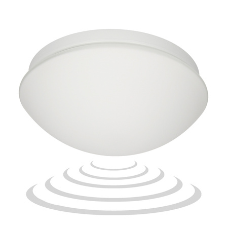 MARIN. plafon oświetleniowy z mikrofalowym czujnikiem ruchu. 60W. E27. IP20. szkło matowe OR-PL-303WE27SMM