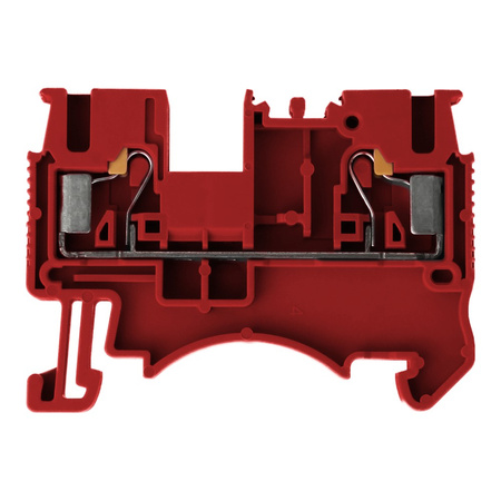 Złączka szynowa przelotowa zaciskowa czerwona 2,5mm2 1P UL DS2.5-01P-16-00A(H)