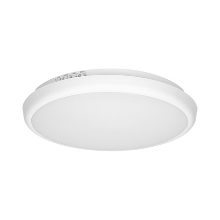 CERS LED 16W. plafon oświetleniowy. 1300lm. IP54. 4000K. poliwęglan mleczny. biały