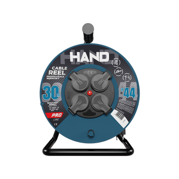 Przedłużacz bębnowy HAND PRO 30m 4x Gniazda 230V IP44 H05RN-F 3x1,5 mm² W-96306