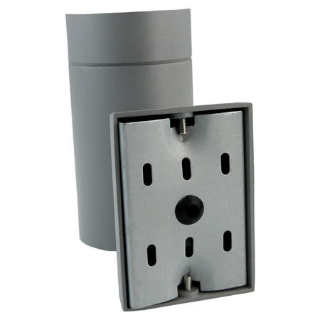 Oprawa elewacyjna GU10 10W IP54 szara kinkiet lampa ścienna BALEO MINI GTV LD-BALGU10-0S