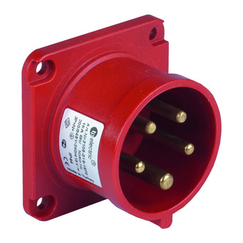 Wtyczka tablicowa prosta CEE 5P 16A 400V IP44 75x75 3105-320-1675