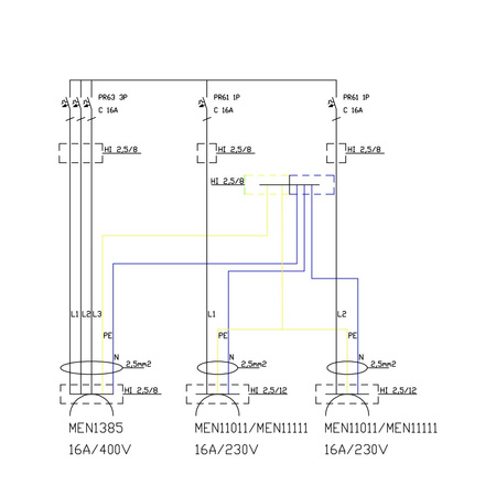 Rozdzielnica budowlana TD-S 16A 2x230V Schuko Doktorvolt DV-6756-D
