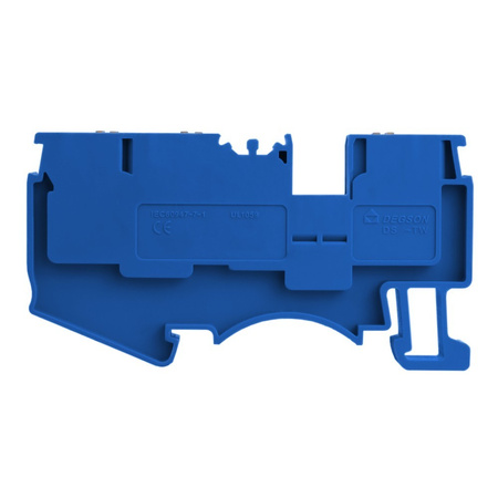 Złączka szynowa 4mm2 1P 3-przewodowa zacisk push-in niebieska DS4-TW-01P-12-00A(H)