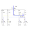 Rozdzielnica budowlana TD-S/FI 32A 16A 2x230V IP65 Schuko Doktorvolt DV-2855-D