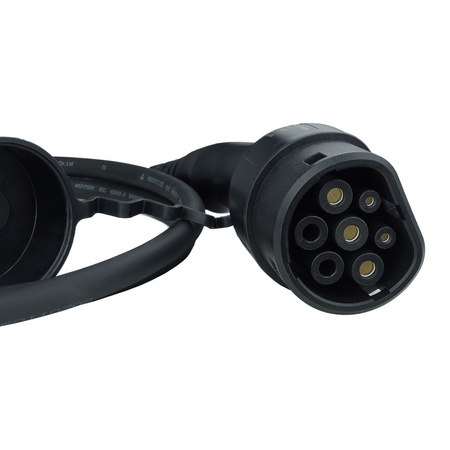 Wtyk do ładowania samochodów wtyczka TYP2 z kablem 2m 400V 16A 11kW MEAC-T-016A-V1-03-2