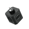 Rozgałęźnik elektryczny 4x gniazdo 230V 3x USB-A czarny W-00358