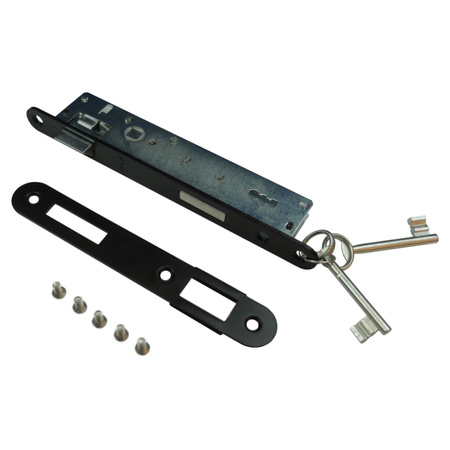 Zamek do drzwi na klucz uniwersalny z dźwignią 90/22 DV-6306-ZA-U