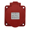 Gniazdo tablicowe proste CEE 400V 16A/5P 75x75 mm TP Electric 3105-322-1675