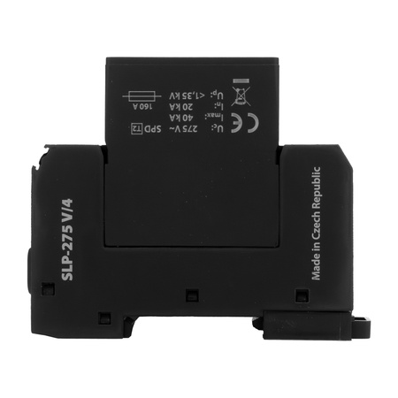 Ogranicznik przepięć typ 2 40kA SLP-275 V/4 do 350V DC szyna DIN warystorowy ochronnik przepięciowy dla niskiego napięcia A01722