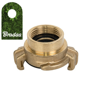 Złącze kłowe GEKA GW 1/2" błyskawiczne MOSIĄDZ BR-GK110 BRADAS 4702