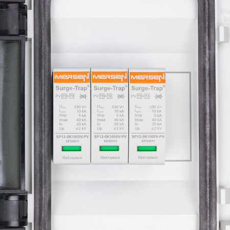 Rozdzielnica PV Fotowoltaiczna Solarna DC 1000V T1 T2 PG Mersen Doktorvolt 4395