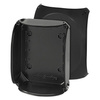 Hensel Puszka IP66/ip67 255x205x112mm bez przetłoczeń i zacisków czarna poliwęglan KF2500 C KF 2500C
