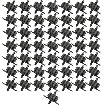 50x Kroplownik z przepływem turbulentnym 4l/h wyjście 4mm Bradas DSE-TOD04-50