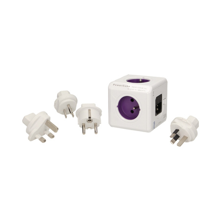 Rozgałęźnik Power Cube ReWirable + 4 wtyczki podróżne 1820/FRRW4P