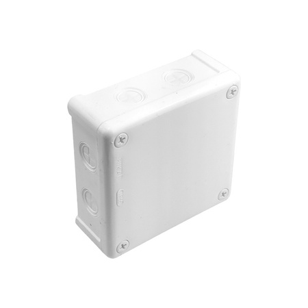 Puszka natynkowa 8-wlotowa pusta VIPLAST BIAŁA IP55 05 052-01
